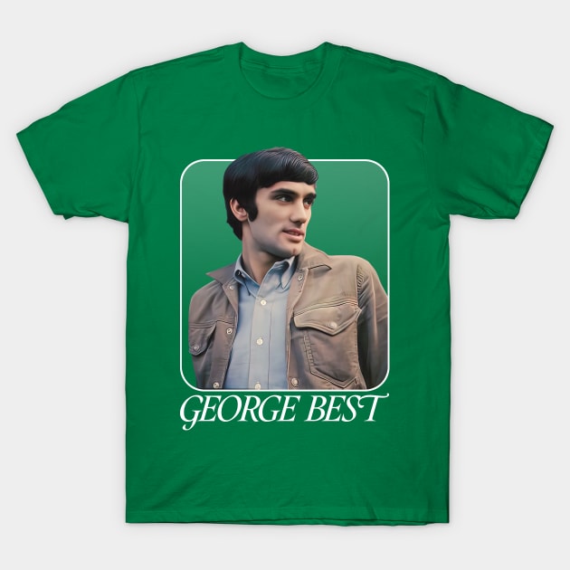 George Best -- 70s Retro Mod Design T-Shirt by DankFutura